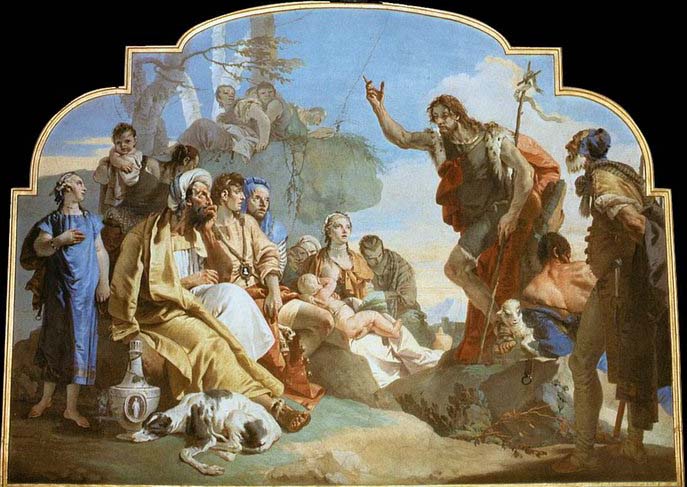 John the Baptist Preaching